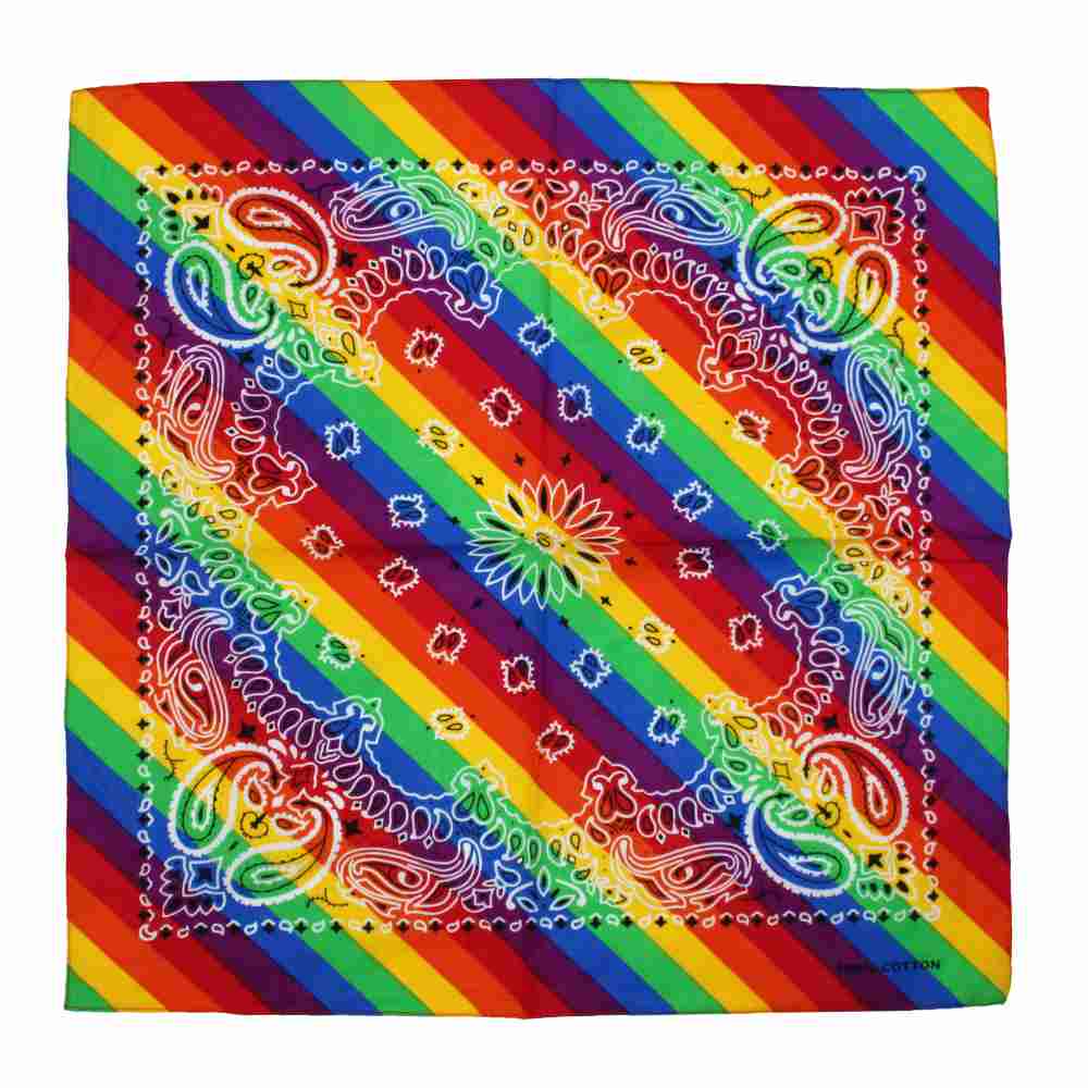Zac's Alter Ego - Paisley Bandana - Regenboog